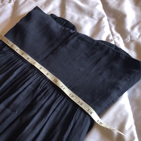 J. Crew Silk Soft Navy Flowy Strapless Dress - Picture 10 of 11